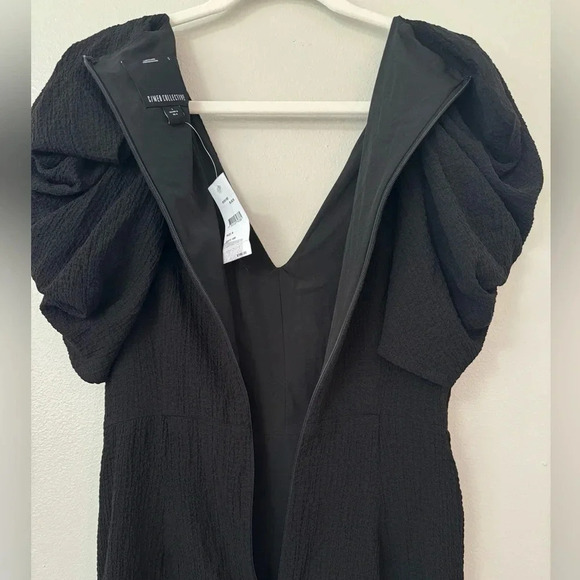 C/MEO Collective Short Sleeve Soaked Black Mini Dress - Picture 5 of 7